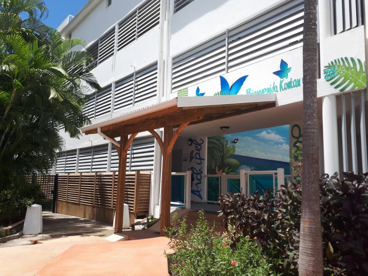 Chaleureux Studio Avec Balcon Face A La Mer - Maripa Ле Госие Екстериор снимка